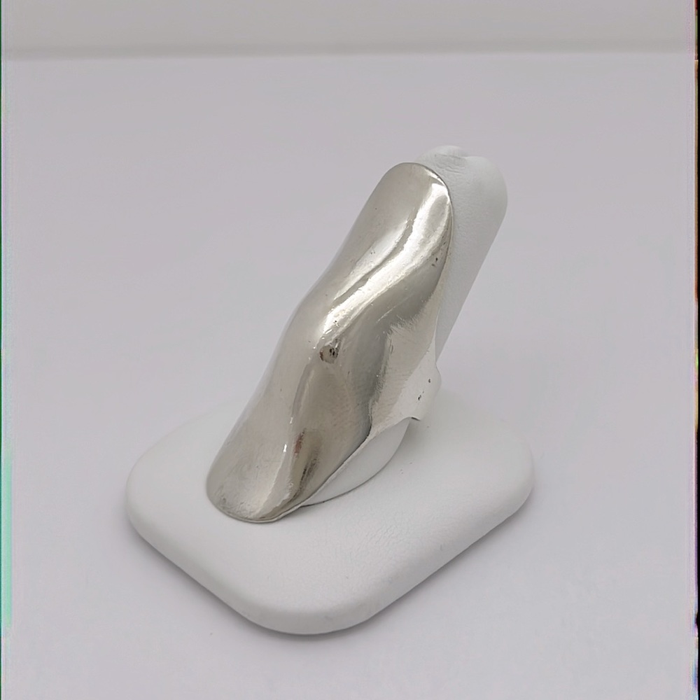 Sterling Silver Fancy Large Dome Ring